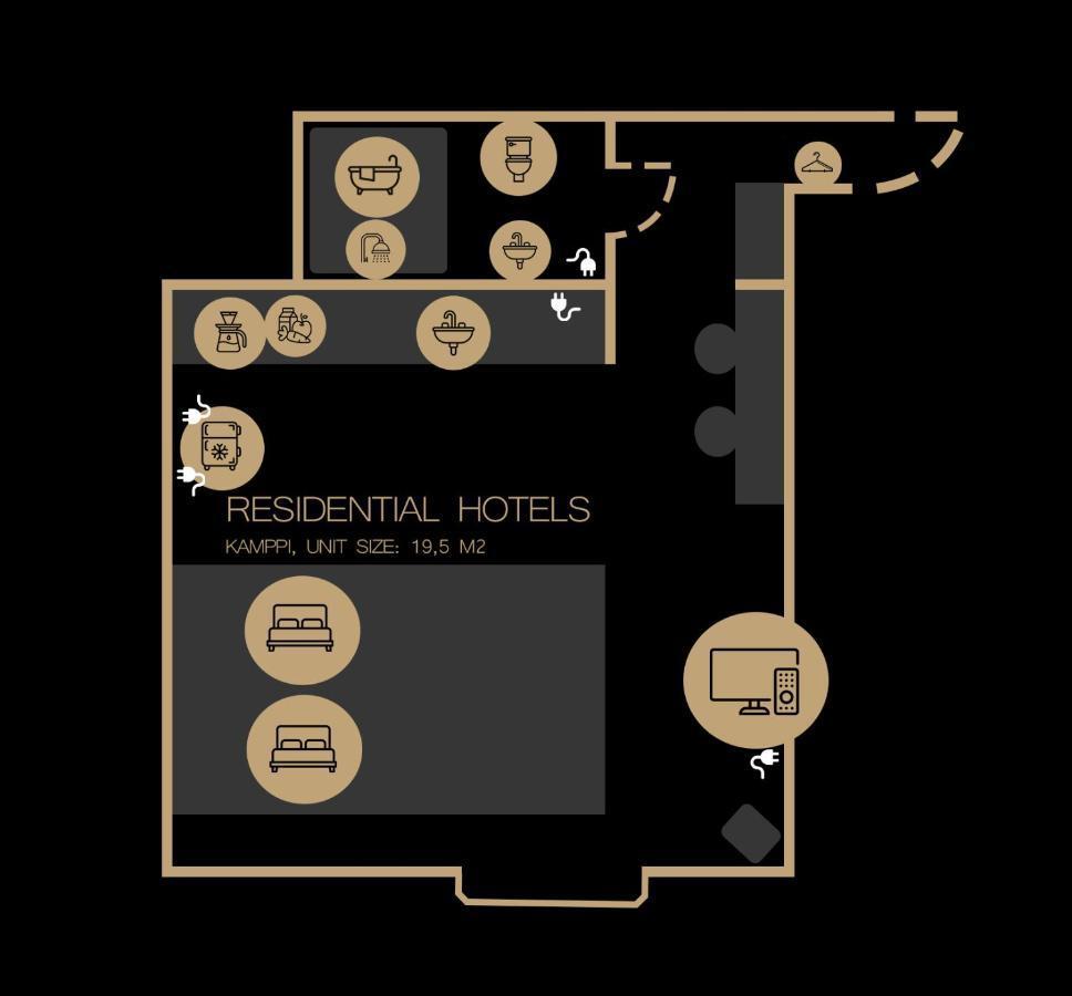 Residential Homes Kamppi هلسنكي المظهر الخارجي الصورة